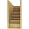 Ekena Millwork 10"W x 30"D x 20"H Classic Landon Rough Cedar Woodgrain TimberThane Corbel, Primed Tan CORUR10X30X20LANRCPR - alternate 2